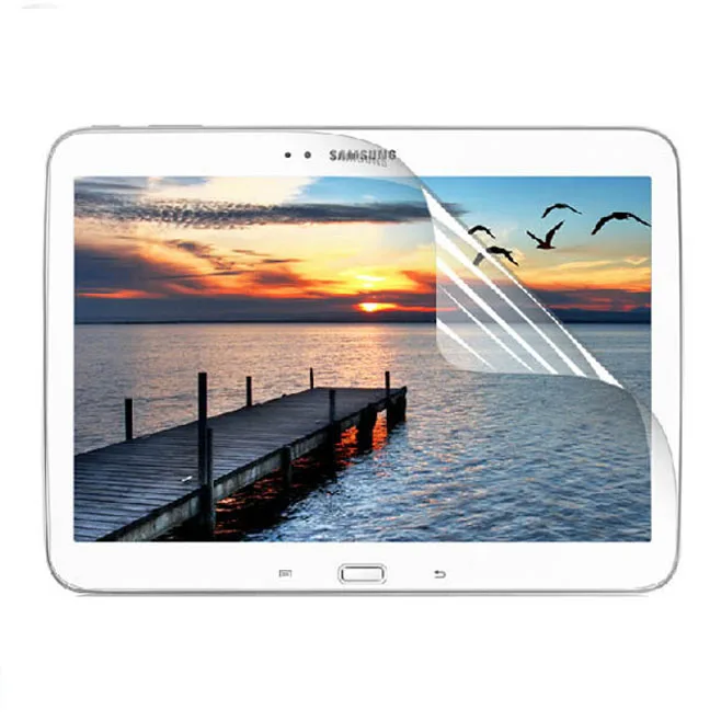 

Clear Glossy LCD Screen Protector Protective Film for Samsung Galaxy Tab 3 Tab3 10.1 P5200 P5210 + Alcohol Cloth + Clean Cloth