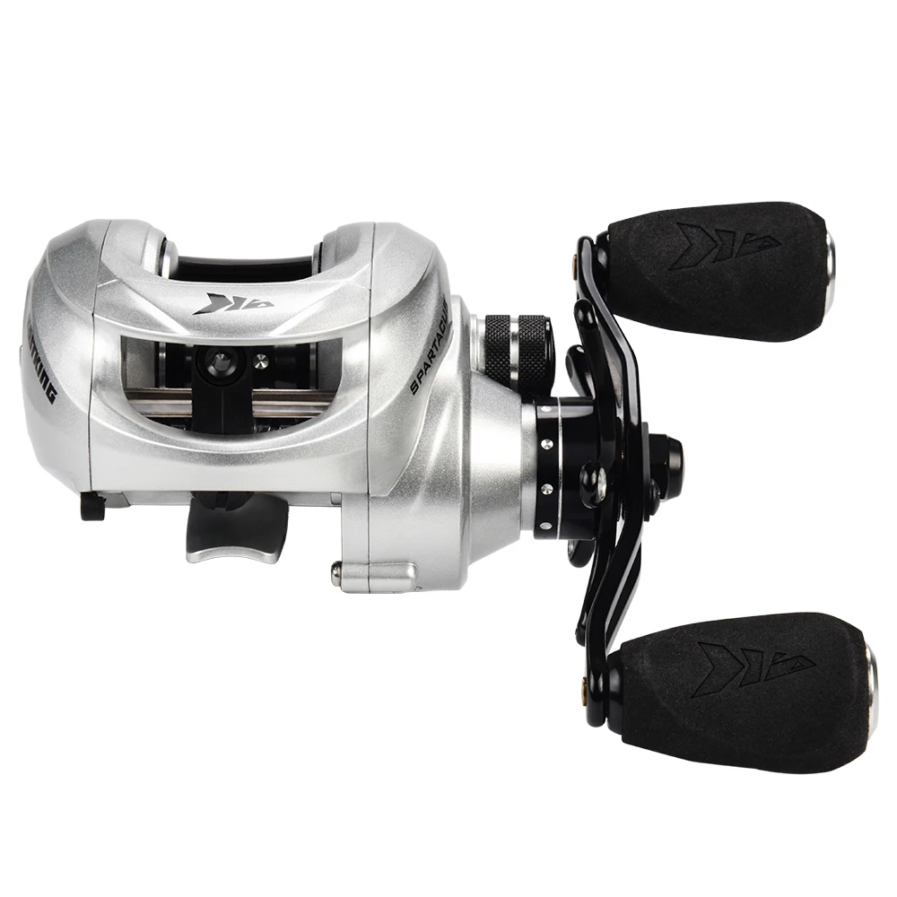 KastKing سبارتاكوس Baitcasting الصيد بكرة المغناطيسي و الطرد المركزي المزدوج الفرامل اليمين أو اليسار مريحة مقبض باس الصيد