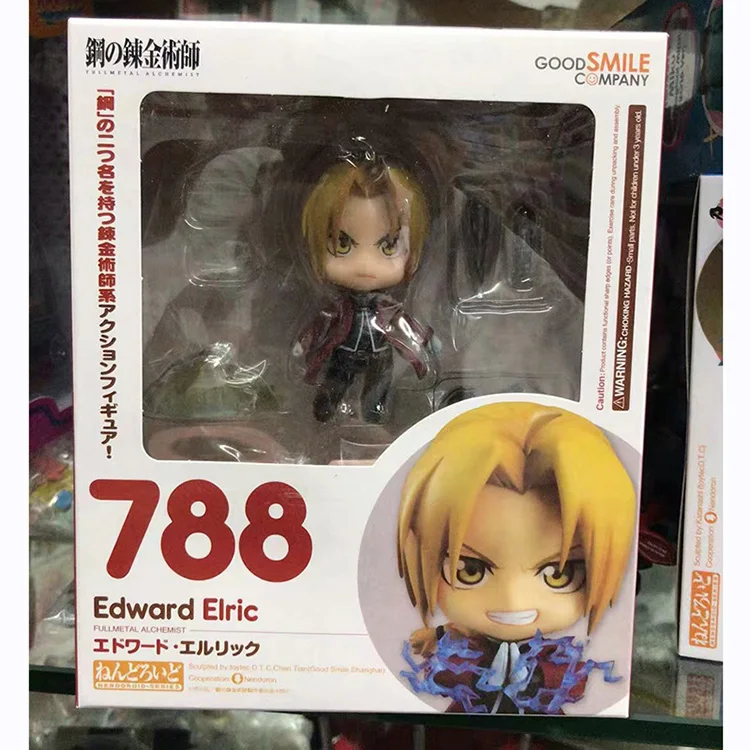 

New Good Smile Comic Anime Fullmetal Alchemist Edward Elric Nendoroid 788 # 10cm Action Figure Toys for Kids