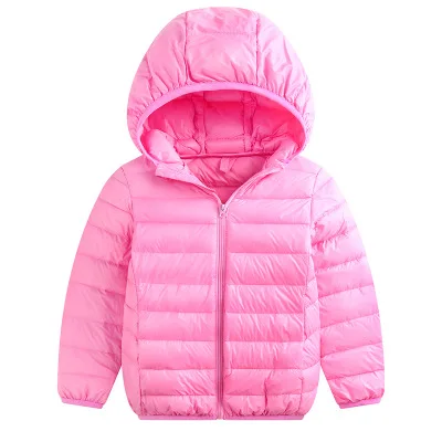 Liakhouskaya/ г.; Прямая поставка; детская куртка; Верхняя одежда для мальчиков и девочек; осеннее теплое пуховое пальто с капюшоном; парка для подростков; детская зимняя куртка - Цвет: Pink