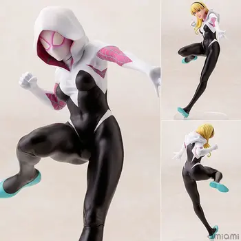 

New Spiderman Spider Gwen Stacy Figure Spider-Woman PVC Action Figure Collectible Model Toys Spider Man 22cm