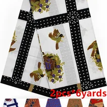 Горячая африканская ткань Африканская восковая печать ткань tissus воск ткани для пэчворка 12 ярдов хлопок Анкара ткань BB194