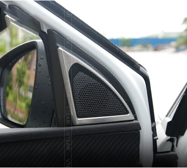 Hivotd для peugeot 3008 GT/5008 GT 2008 нержавеющая интерьерная дверь аудио динамик твитер Обшивка Рамы аксессуары