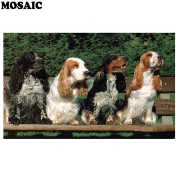 

100x50cm,Full,Diamond Embroidery,English cocker spaniel 5d diy,Diamond Painting Stitch Cross,Diamond mosaic,sticker,Household