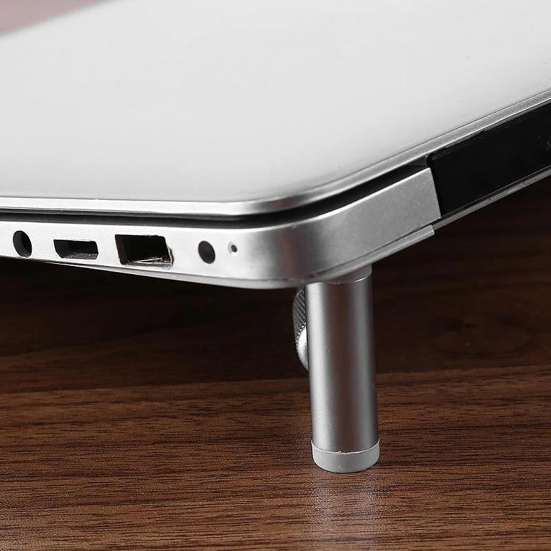 Портативный алюминиевый сплав Подставка для ноутбука кронштейн держатель для охлаждения док-станция Pc Pad ноутбук стол планшет поддержка для Macbook