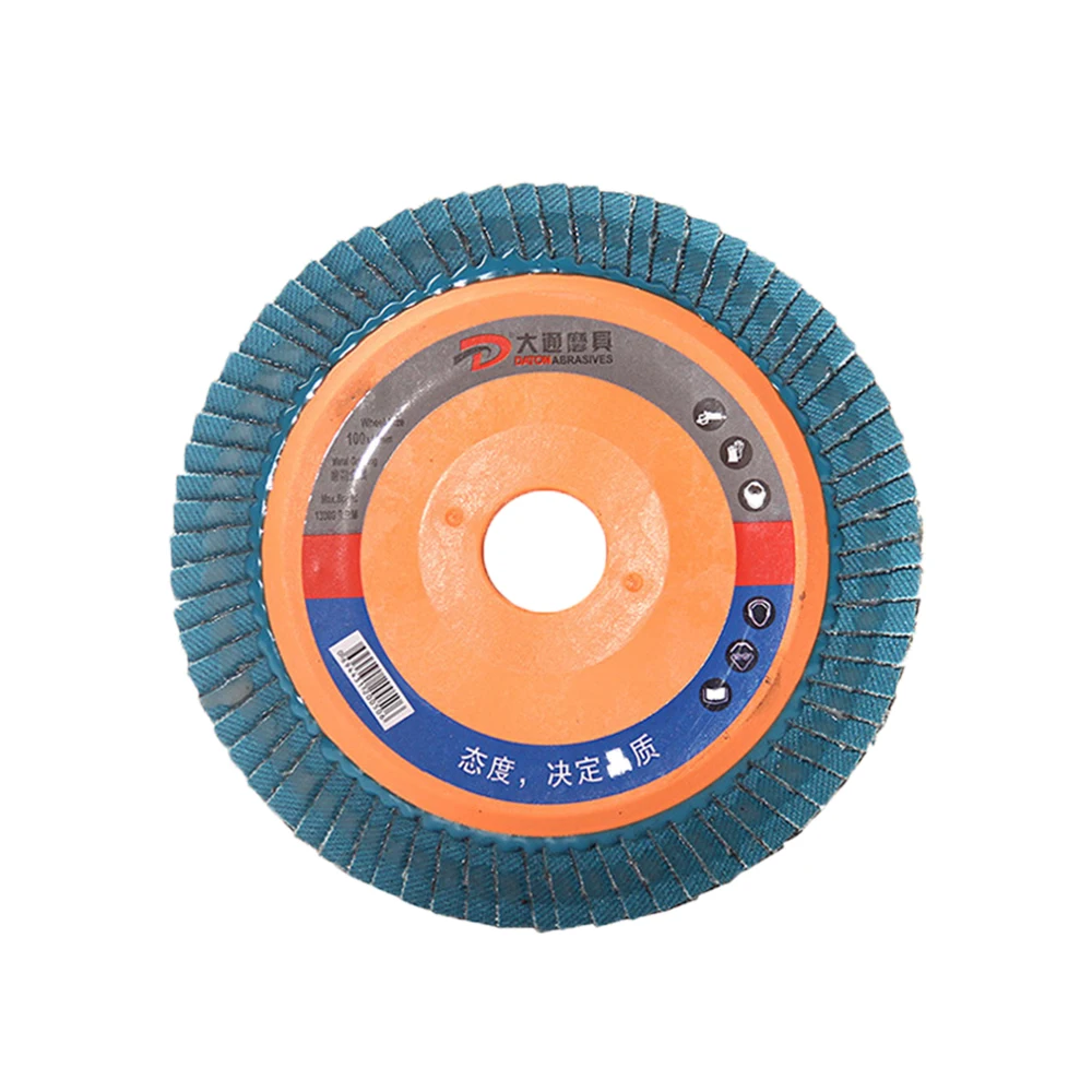 Нержавеющая стальной шлифовальный диск пилы аксессуары жалюзи полировки штук Пластиковые покрыты Синий Песок для абразивных инструментов