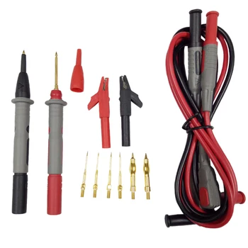 

Electronic Test Leads Kit Digital Multimeter Leads Car Multimeter Test Extension Test Probe Alligator Clips