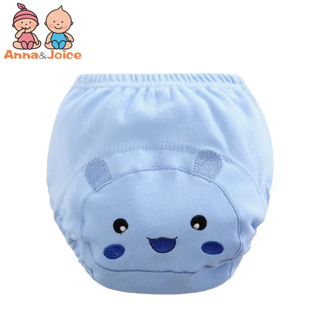 30pcs/lot Free Shipping  Baby Diapers  100% Cotton Unisex Soft Comfortable Cute Cartoon Pattern Diaper Size 80/90/100