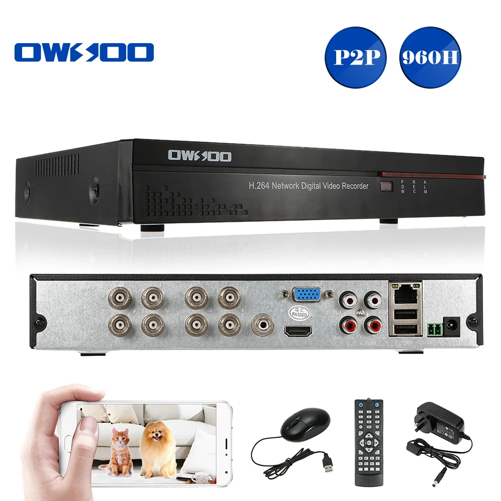 

8CH DVR 960H/D1 H.264 8CH Digital Video Recorder With P2P Phone Remote Motion Detection CCTV DVR Recorder For Home Security
