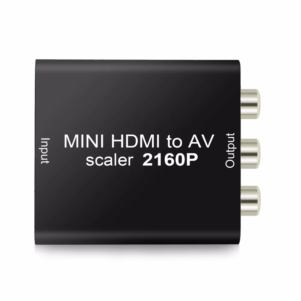 Portable for HDMI to CVBS Decoder 2160P Support 4Kx2K With USB Cable Support NTSC HDMI 1.4b to AV L