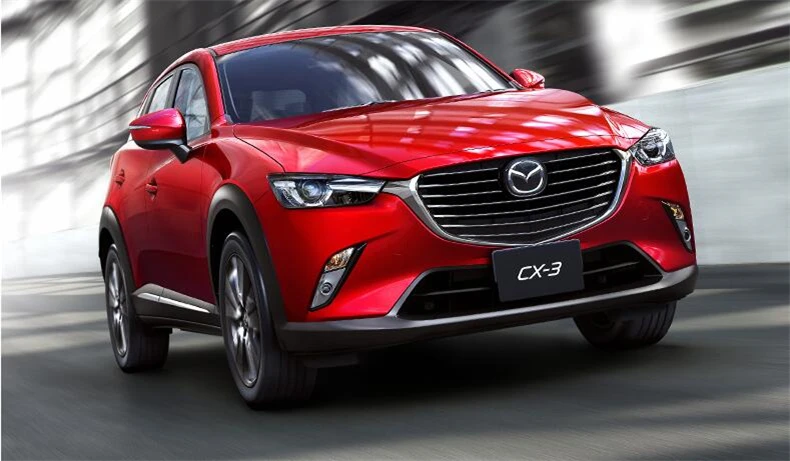 Подходит для Mazda CX-3 CX3 Передний+ задний бампер диффузор бамперы для губ) класса-premium на опорная плита из нержавеющей стали