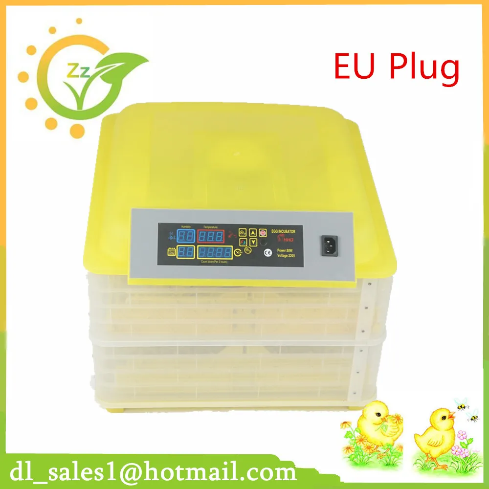 

Mini Capacity 96 Auto Turner Full Automatic Egg Incubator For Chicken With Digital Commercial Thermostat Control 220V