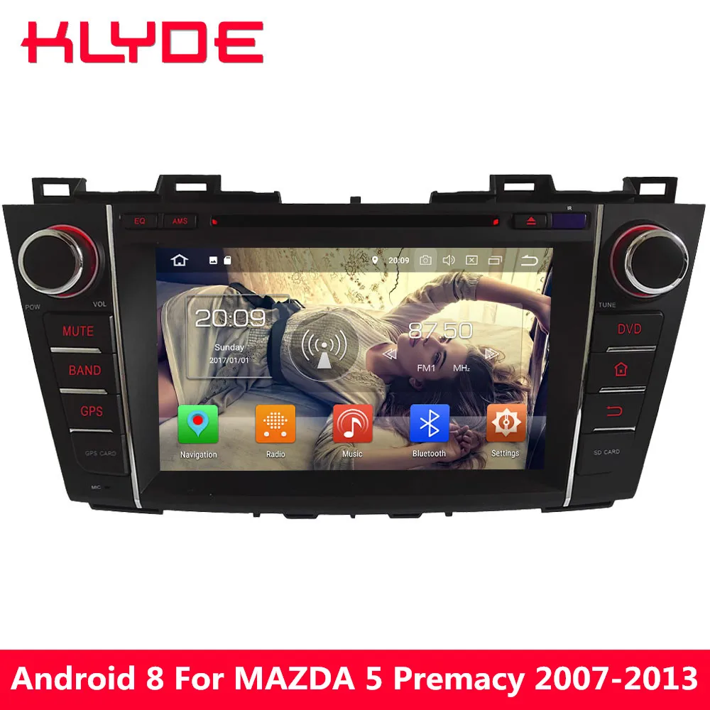 Top KLYDE 8" Android 8.0 7.1 4G WIFI Octa Core 4GB RAM 32GB ROM Car DVD Multimedia Player Radio Stereo For Mazda 5 Premacy 2007-2013 0 Top KLYDE 8" Android 8.0 7.1 4G WIFI Octa Core 4GB RAM 32GB ROM Car DVD Multimedia Player Radio Stereo For Mazda 5 Premacy 2007-2013 0