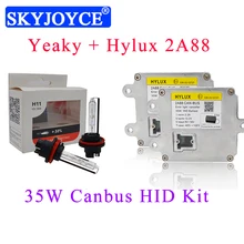 12 V 35 W Yeaky лампы 4500 K 5500 K 6500 K H1 H7 H3 H11 D2H 35 W Yeaky HID CAN-шина фар комплект Hylux 2A88 Canbus балласт