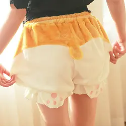 Милый корги собака Хип Короткие штаны для сна для женщин Весна Kawaii Девушка эластичный пояс пижамы трусы Harajuku Тыква шаровары Mujer