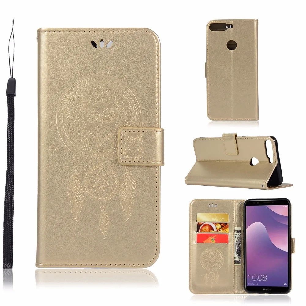 Чехол Funda для Huawei Y7 Prime 2018 5 99 &quotNova 2 Lite чехол из искусственной кожи с откидной
