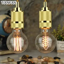 8 шт./лот G80 Винтаж Эдисон лампы E27 220 В 40 Вт Круглые ретро Античная лампа накаливания бул ламповая нить дизайнерский Декор свет лампа со сферическим колпаком