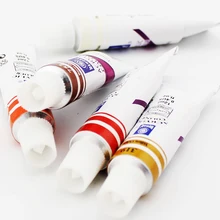 Водостойкие 12 цветов 12 мл тюбик акриловой краски набор цветной лак для ногтей краски для рисования ткани инструменты для рисования DIY AOA028