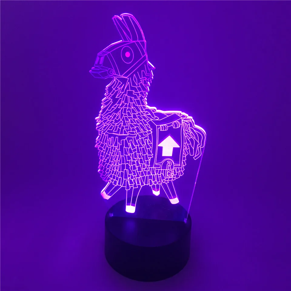 

DC 5V Alpaca Llama 3D Led Desk Lamp Modelling Night Light USB Charge Baby Mood Touch Button Kids Bedside Sleeping Lighting