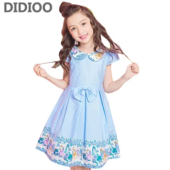 

Children Wedding Dresses For Girls Princess Party Dresses Peter Pan Collar Floral Print Ball Gown 2 4 6 8 9 10 11 12 Years