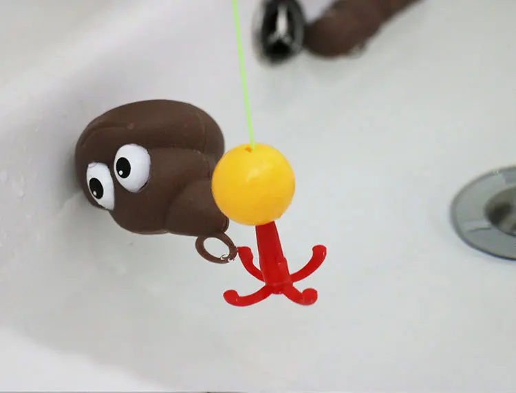 Новые творческие продукты игрушки для ванной Ванная комната брызг воды рыболовные игрушки Детская ванна Salvage Feces рыбалка игры дети игрушки
