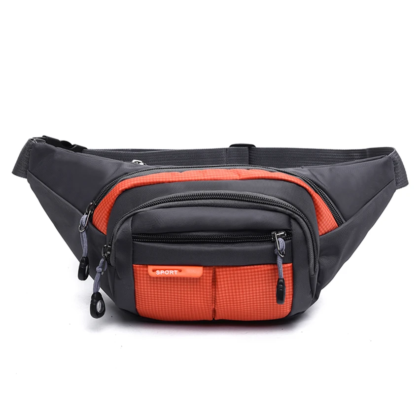 

8 Color Unisex Functional Fanny Bag Waterproof Running Waist Pack Money Phone Belt Bag Canvas Hip Bum Bag Portable Belt Bag