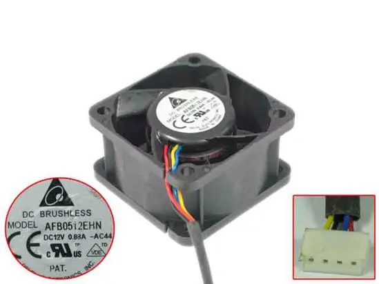 

4-проводной вентилятор охлаждения сервера Delta Electronics AFB0512EHN AC44 DC 12 В 0.88A 50x50x28 мм