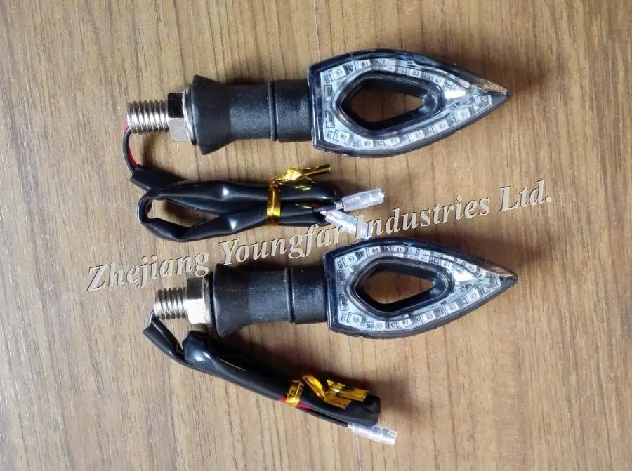 

Scooter Motorcycle 12V Performance LED Turnsignal / Turn Signal / Indicator / Blinker (Bendable, Waterproof, Yellow Light)
