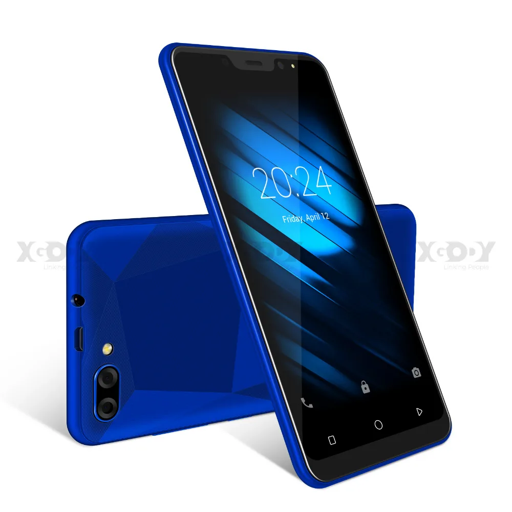 Xgody X27 смартфон 3g WCDMA Android 9,0 четырехъядерный MTK6580 5," экран 1 Гб ОЗУ 16 Гб ПЗУ две камеры мобильный телефон