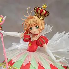 Аниме Cardcaptor Sakura Figma Сакура КИНОМОТО ПВХ фигурку Коллекционная модель игрушки куклы 27 см без коробки