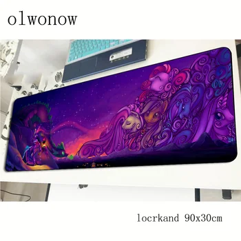 

my little pony pad mouse thick computador gamer mouse pad 90x30cm padmouse locked edge mousepad ergonomic gadget office desk mat
