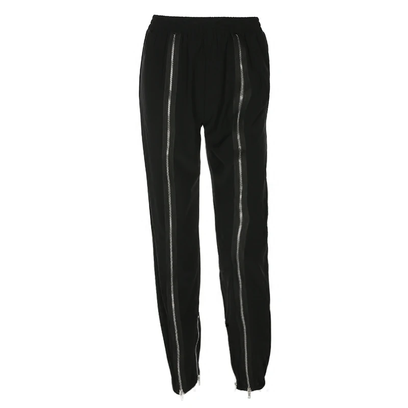 zip up track pants