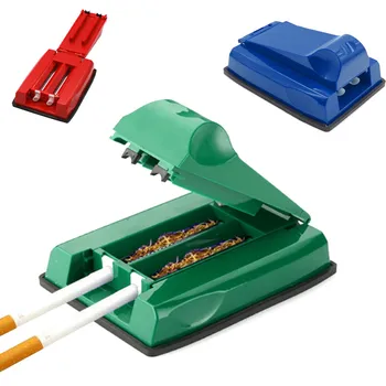 

A New 1pc 13.5cm x 9.8cm x 5.8cm Manual Tobacco Maker Two Cigarette Rolling Machine Tube Roller Machine New