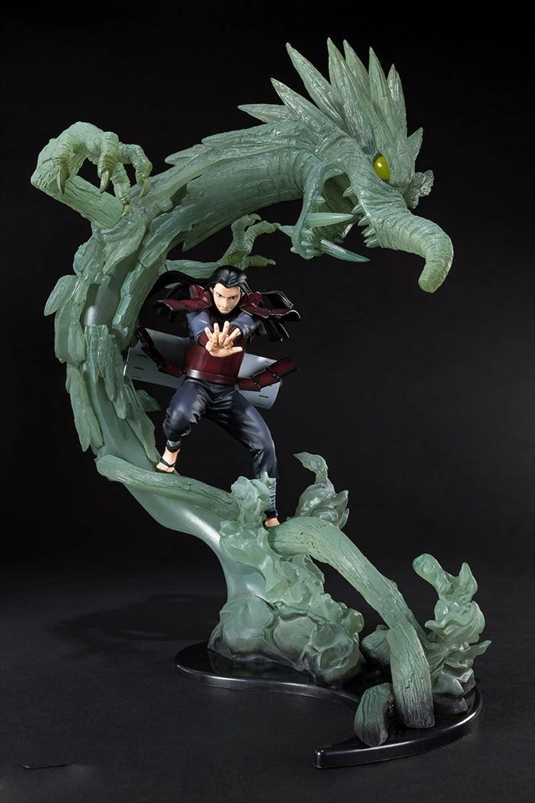 Аниме Наруто Susanoo Uchiha Madara деревянный дракон Senju Hashirama ПВХ фигурка Коллекционная модель игрушки для подарка