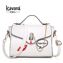 Kavard lujo mujeres de los bolsos diseñador famoso bolsos de marca para las mujeres 2017 sac femme bolsos mujer de marca famosa bolsa de mano de la señora