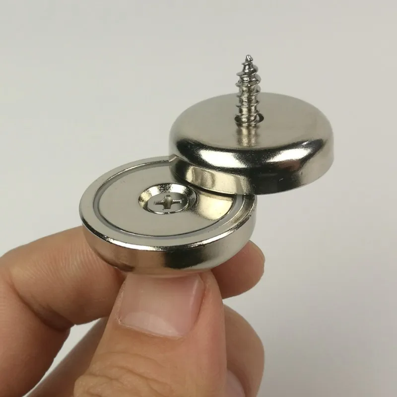 4 шт. D32mm мощный неодимовый магнит в форме чашки потайной Монтажный винт с
