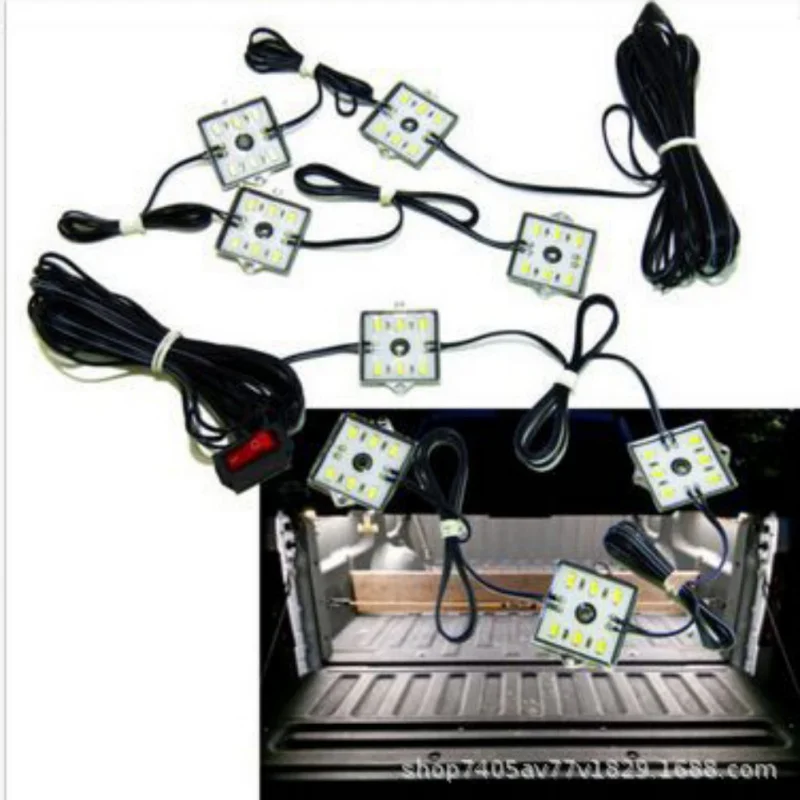 

2019 40 LED 12V Cargo Camper RV Interior Light Trailer Boat Lamp Ceiling Replacement For Car Tail Box Lighting Beach Tent Lights