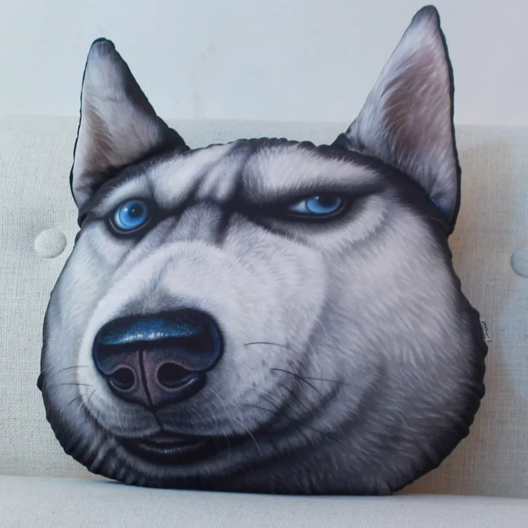 1179 52 De Réduction3d Imprimer Doge Kabosu Coussin En Peluche Dessin Animé Oreiller Husky Akita Voiture Coussin Créatif Chien Forme Sieste