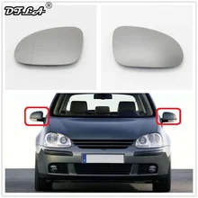 For VW Golf V MK5 2006 2007 2008 2009 Car-Styling Car Door Side Mirror Glass Heated