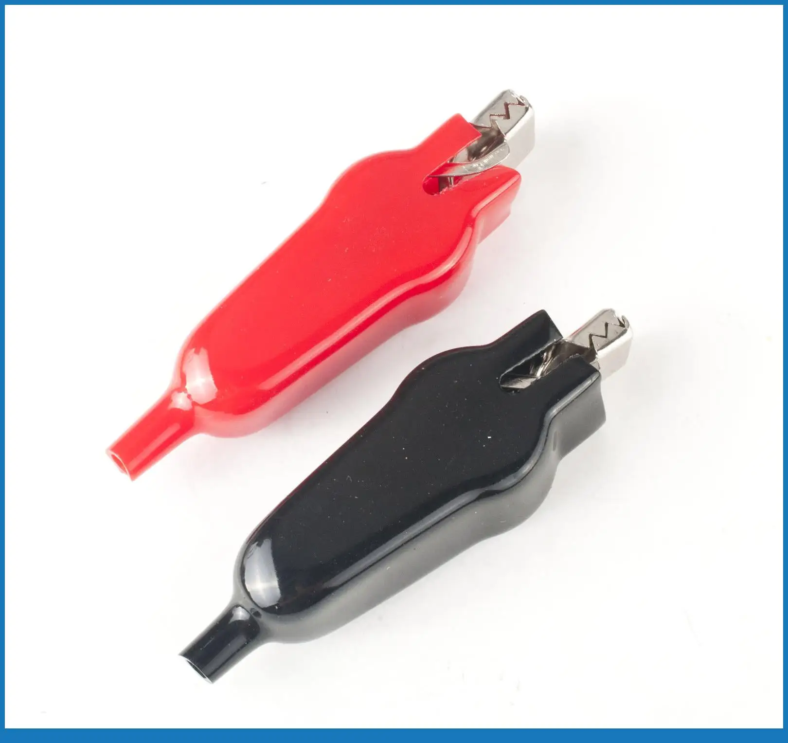 

1 pairs x Power Testing Connector Alligator Clip Probe Clamp Length 65mm