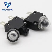 thermal switch overload protector push button 3A,4A,5A,6A ,7A,7.5A,8A,10A,15A,18A,20A,25A ,30A circuit breaker+waterproof cover