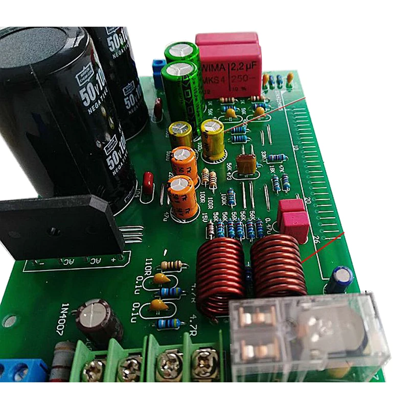 Lusya Hifi STK4234MK5 цифровой усилитель аудио Плата 100 Вт с Omron Реле за пределами 3886 7294 AC 24