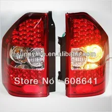 Для Mitsubishi Montero Pajero V73 светодиодные задние Лампы для мотоциклов 2000-08 год красный, белый Цвет