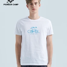 Пионерский лагерь, летняя велосипедная Футболка с принтом, Мужская футболка с круглым вырезом, одежда для фитнеса, мягкая дышащая повседневная мужская футболка ADT906196