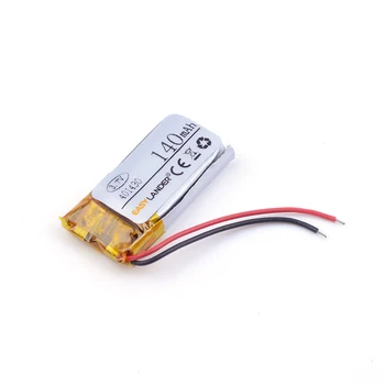 

3.7v lithium ion rechargeable battery 401430 140mAh ForBluetooth cell batteries selling MP3MP4 041430