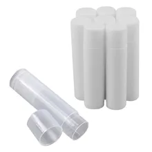 New 50pcs/Lot Empty Plastic Clear Lip Balm Tubes Containers Lipstick tube Fashion Cool Lip tubo de batom batom tubo del rossetto