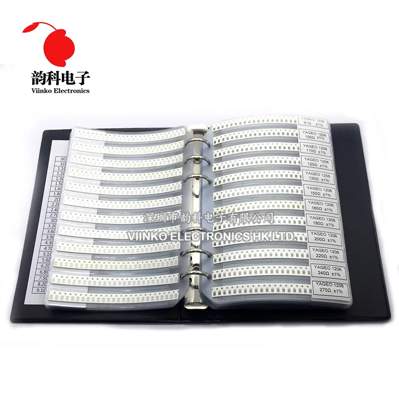1206 1% SMD Φ Book 1/4W 0R-10M 4250 M 25 шт. = комплект резисторов 0R ~ 10M | Электронные компоненты и