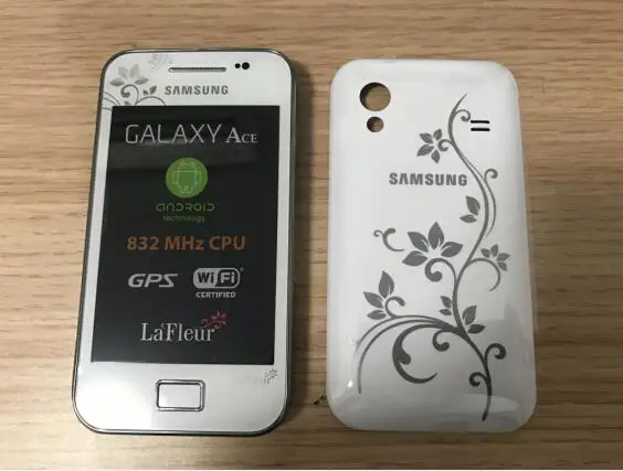 Flower Разблокированный S5830i samsung Galaxy Ace S5830 смартфон 3g Wifi gps 5MP камера сотовый телефон - Цвет: Flower