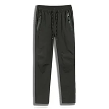 7XL 8XL, мужские спортивные штаны большого размера, быстросохнущие штаны с карманами на молнии, мужские уличные спортивные тренировочные брюки, мужские штаны для бега и бега