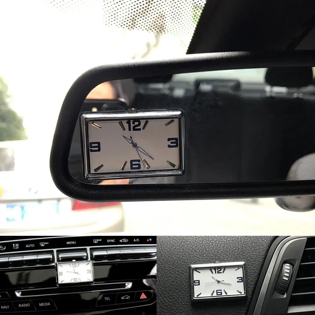 Автомобильные кварцевые часы интерьерные часы приборной панели автомобиля часы отображения времени